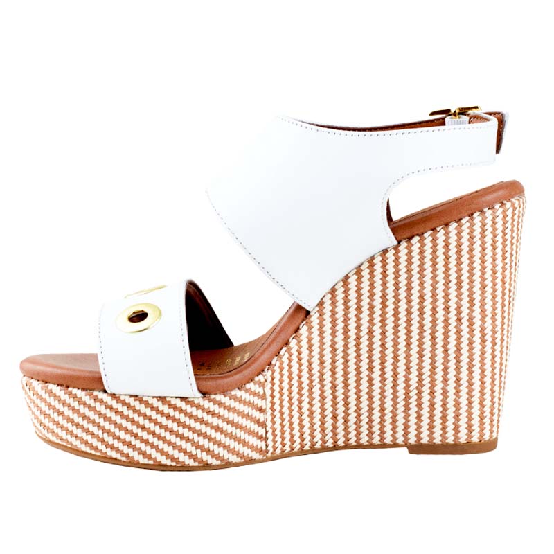 SANDALIA DE PLATAFORMA URBANA FLEXI +11CM DE ALTURA 103201 BLANCO ORIGINAL