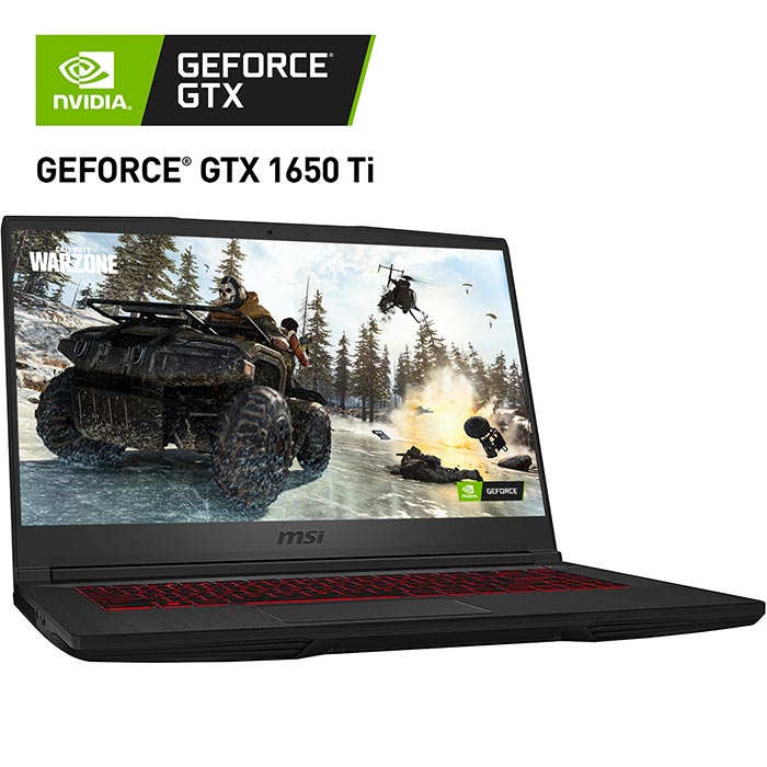 Laptop Gamer MSI GF63 GeForce GTX 1650 TI I5 10300H 8GB SSD 512GB Pantalla 15.6 