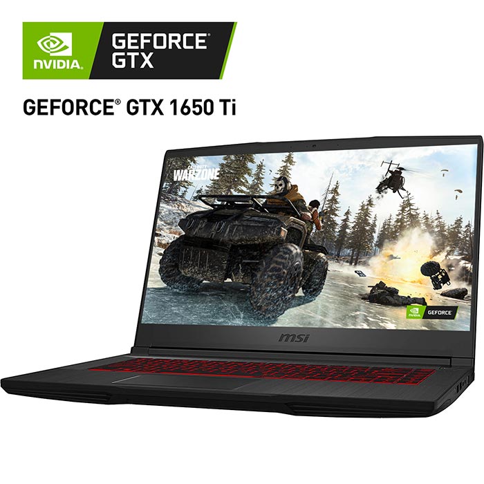 Laptop Gamer MSI GF63 GeForce GTX 1650 TI I5 10300H 8GB SSD 512GB Pantalla 15.6 