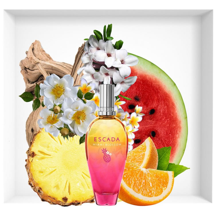 Perfume Miami Blossom De Escada Eau De Toilette 100 Ml