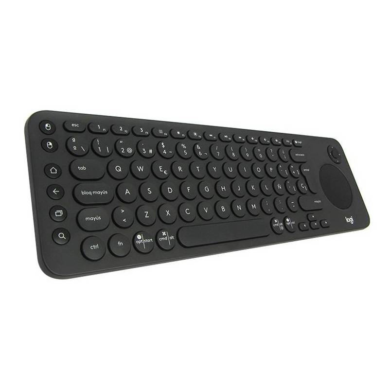 TECLADO LOGITECH K600 TV NEGRO CON TOUCHPAD SMART TV/PC/TABLET (920-008824)