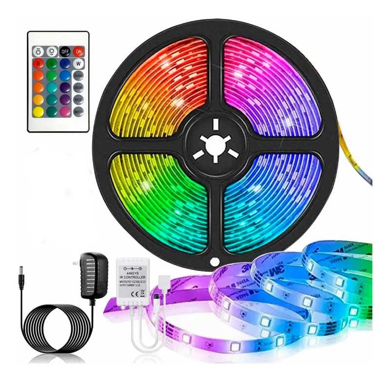 Tira Led 5 metros RGB con control remoto Gadgets & Fun para exteriores o interiores 