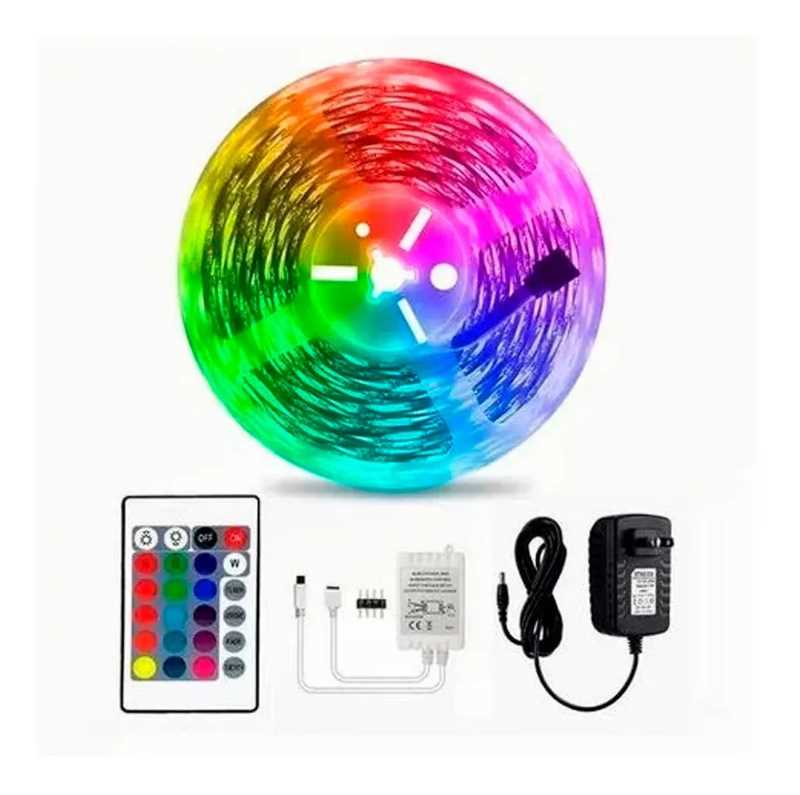 Tira Led 5 metros RGB con control remoto Gadgets & Fun para exteriores o interiores 