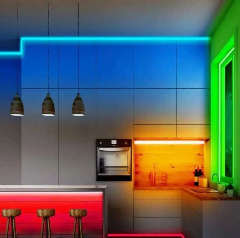Tira Led 5 metros RGB con control remoto Gadgets & Fun para exteriores o interiores 