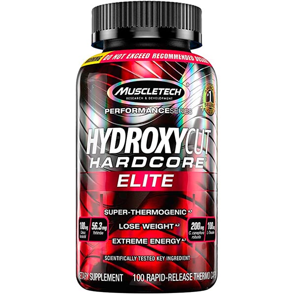 MUSCLETECH HYDROXYCUT HARDCORE ELITE 100 CAPSULAS