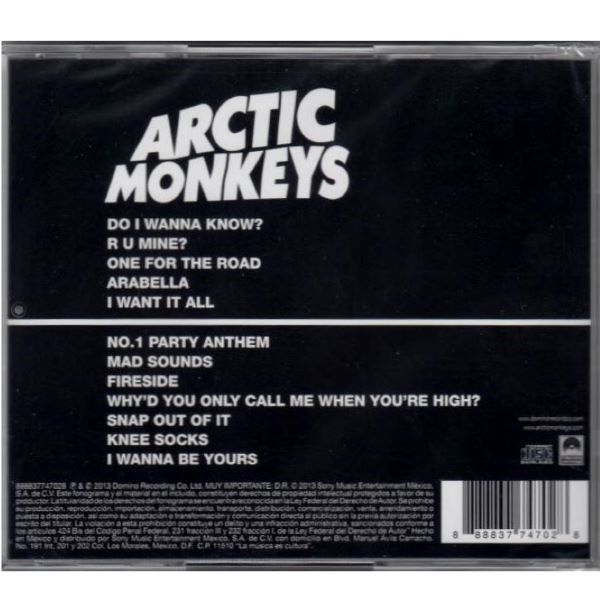CD Arctic Monkeys ~ AM