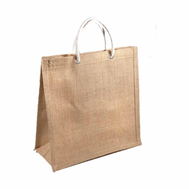 Bolsa Ecologica de Yute y Asa de Algodón 5 Piezas