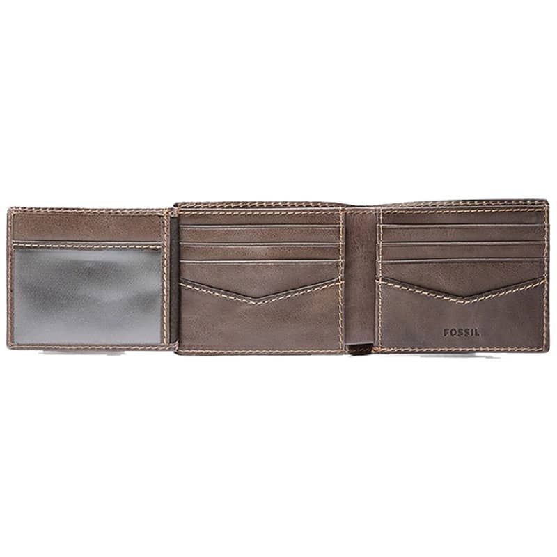 Cartera Fossil Para Caballero Ethan Traveler Sml1066060