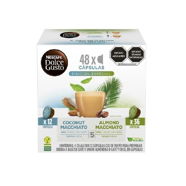 Café Sabor Coco y Almendra Nescafé Dolce Gusto 48 Cápsulas
