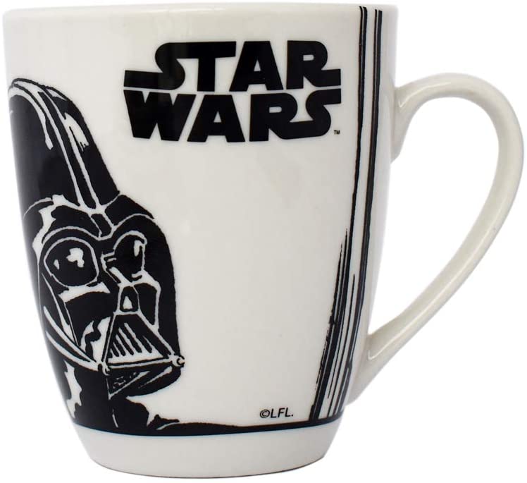 Vajilla Star Wars 12 Piezas Porcelana Colección Darth Vader R2D2