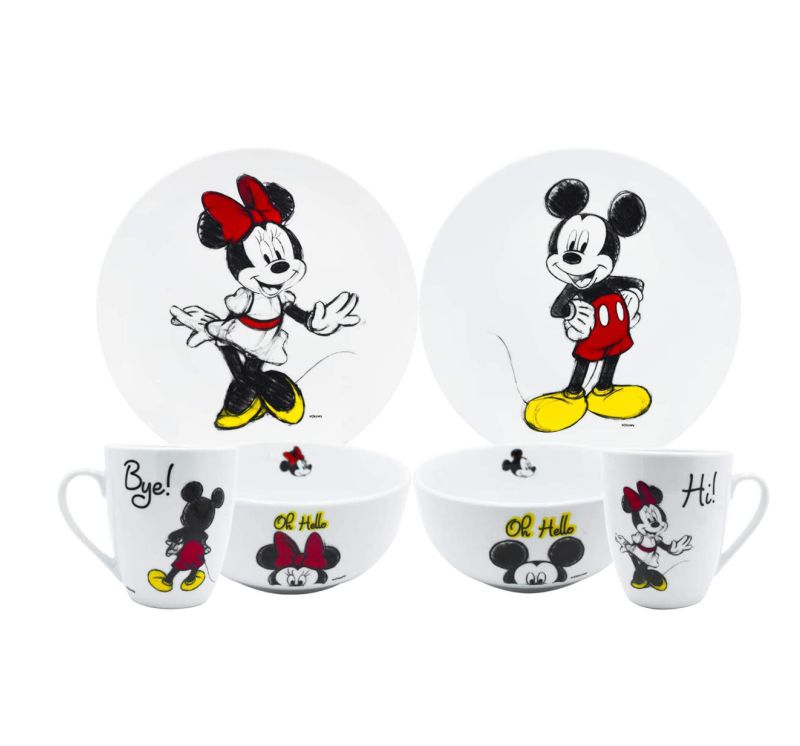 Vajilla de porcelana de mickey online mouse