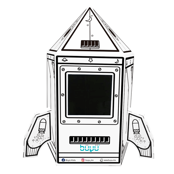 El cohete espacial mini 