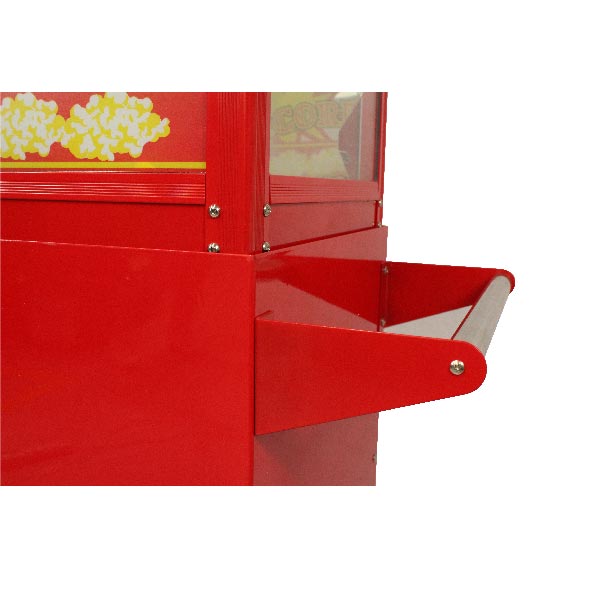 Maquina De Palomitas, Palomera Grande Con Carritto 8 Onz Rojo