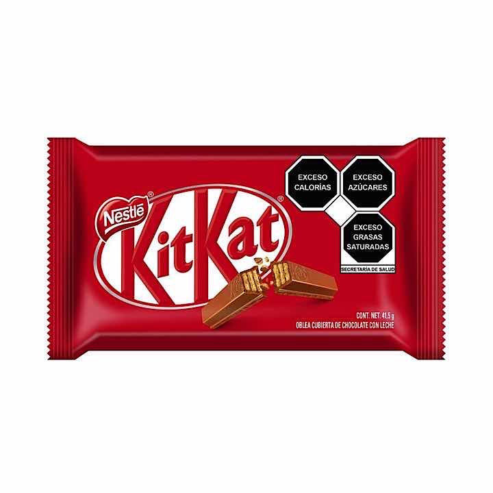 Kit Kat Oblea Cubierta de Chocolate Con Leche 12 piezas (41,5g c/u)