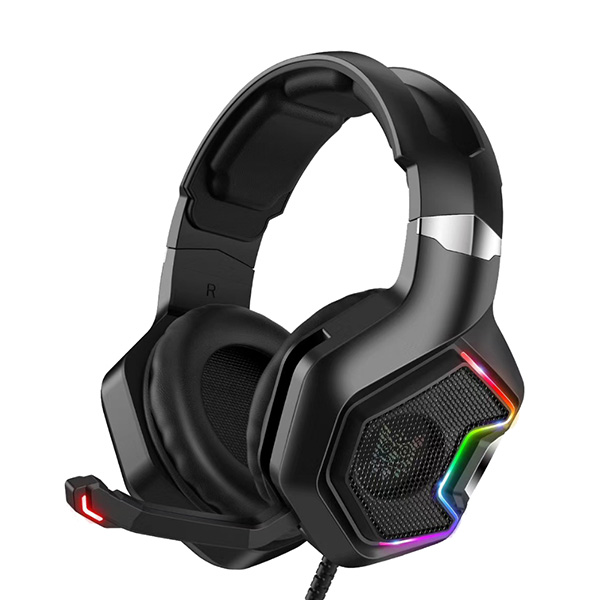 Audifonos Onikuma K10 Pro Xbox Ps4 Led Rg + Stand Azul