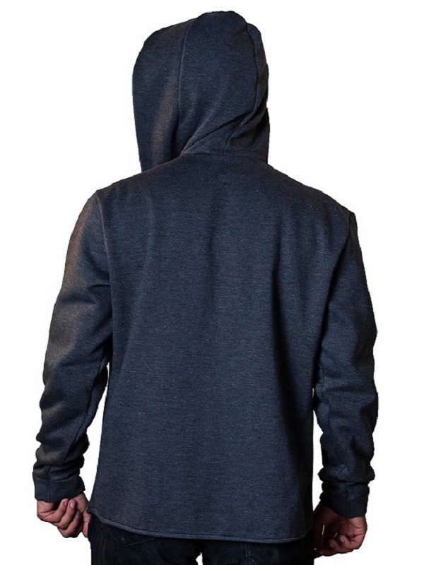 Suéter Largo Cardigan Afelpado de Hombre, Manga Larga.