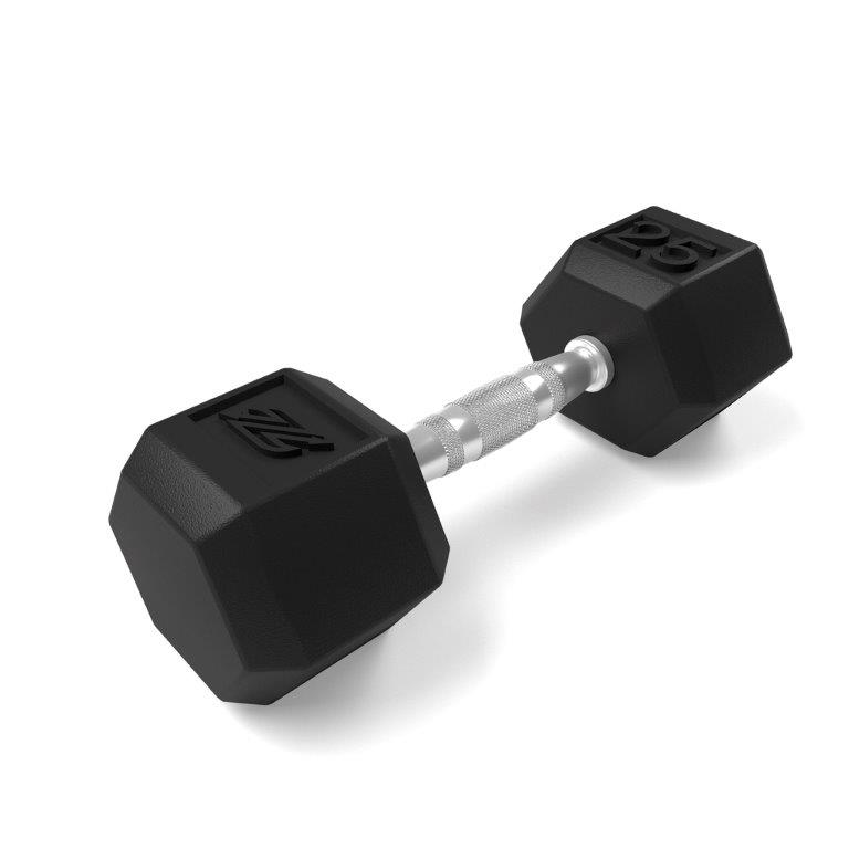 Mancuerna Pesa Hexagonal de Acero 25 LB (11,33 kg)