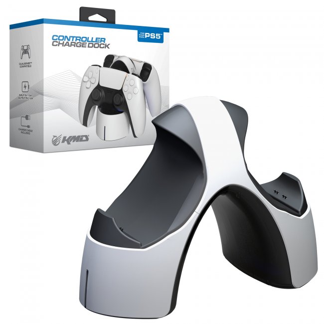 Estacion de carga para controles de PS5 DualSense.