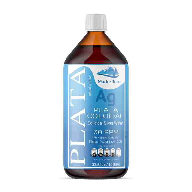 Plata Coloidal Colloidal Silver 30 Ppm 1 Litro