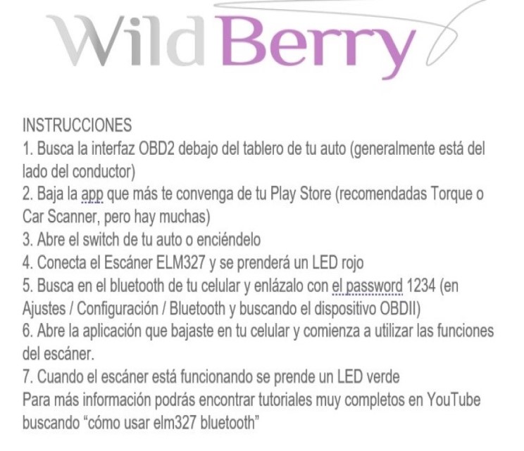 Escáner Automotriz Obdii Bluetooth Elm327 V 2.1 - Android