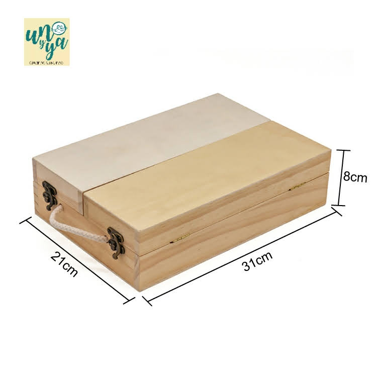 Caja de herramientas de madera 