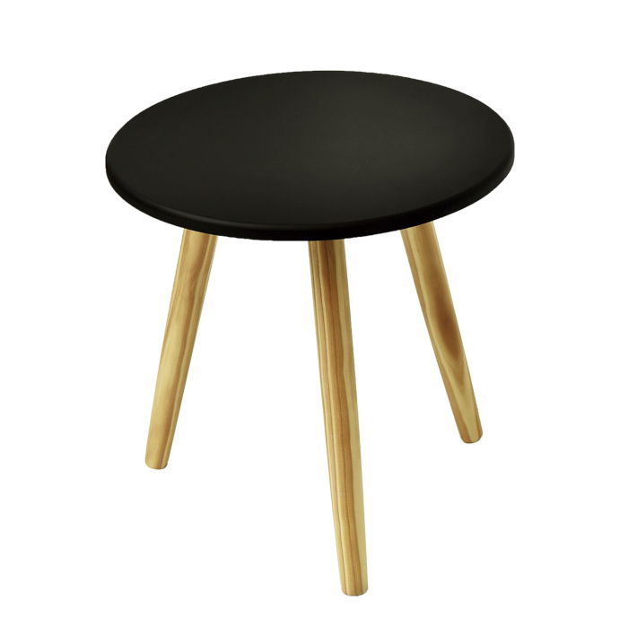 MESA LATERAL ANA NEGRA 40X40 CM