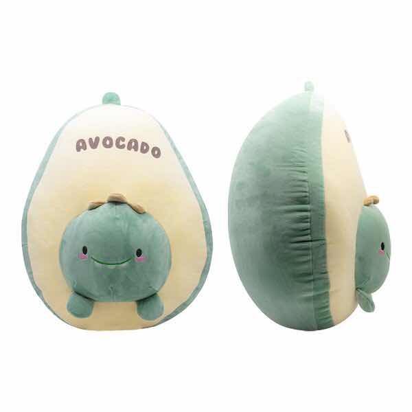 Peluche de Aguacate Kawaii con Animalito de Dinosaurio