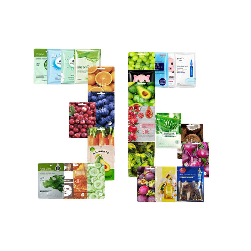 Mascarillas Coreanas Surtido Mixto de 36 Piezas Limpieza Cuidado Facial.