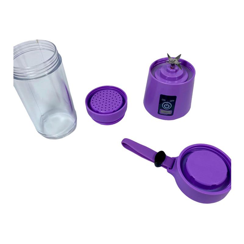 Mini Licuadora De Mano Portátil Recargable Usb 380ml de 6 Aspas 
