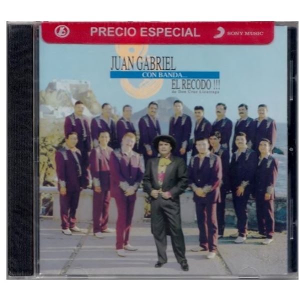 CD Juan Gabriel ~ Con Banda el Recodo de Don Cruz Lizárraga