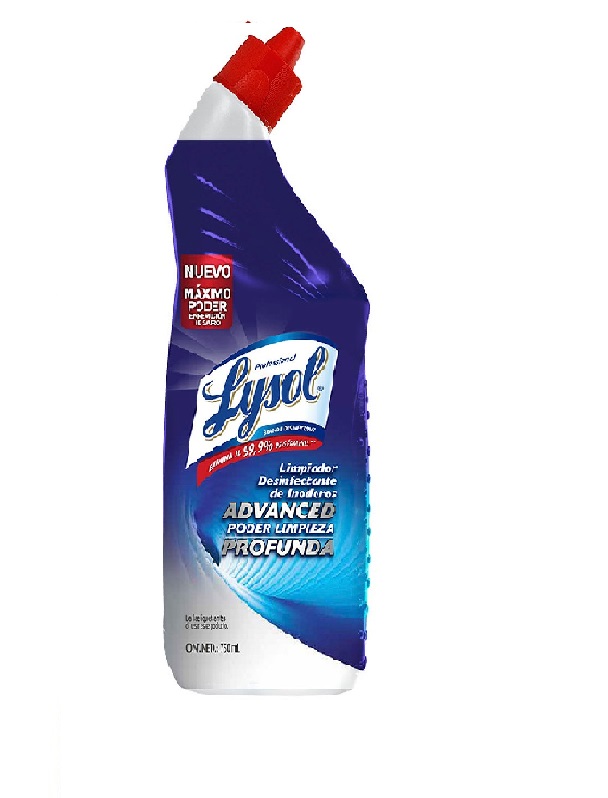 Lysol - Limpiador Lysol Advanced de Inodoro 4 Pack de 750 ml c/u