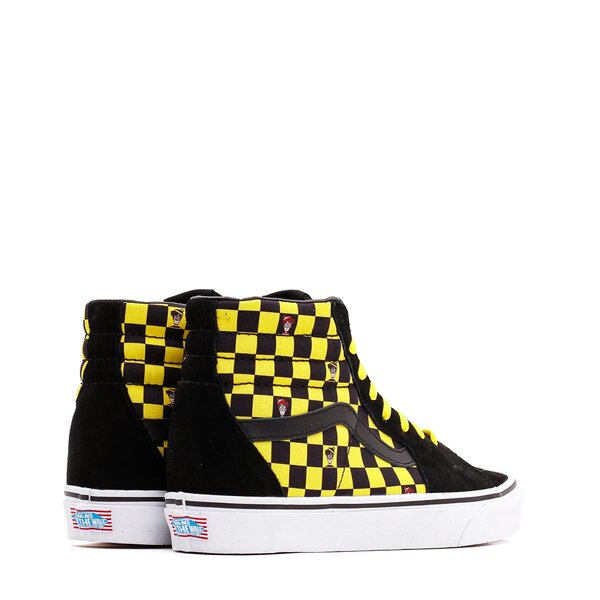 TENIS VANS SK8-HI WHERE´S WALDO? NEGRO/AMARILLO VN0A32QG4UE 