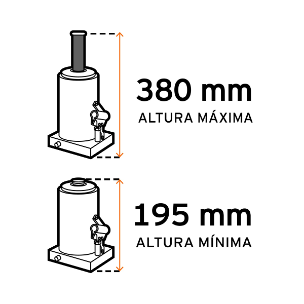 GATO HIDRAULICO TIPO BOTELLA HASTA 4 TONELADAS AUTO CARRO 