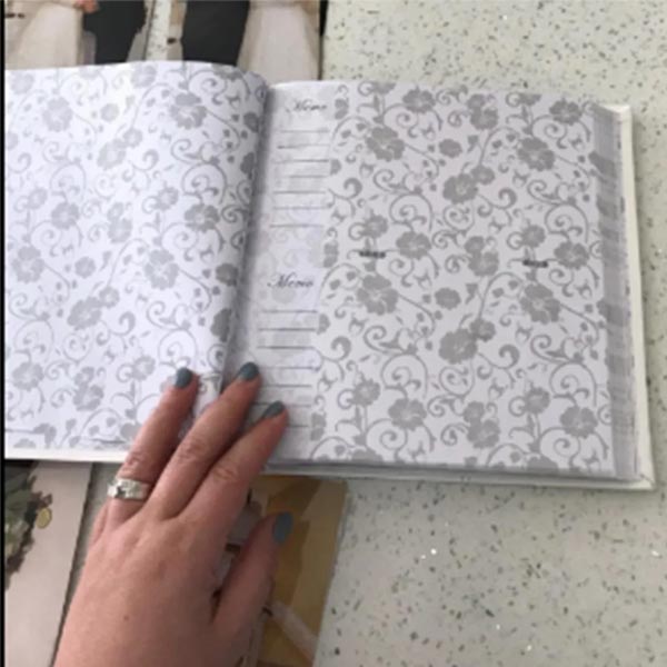 Álbum Fotográfico Recuerdos De Boda Con Marco De Foto