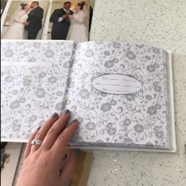 Álbum Fotográfico Recuerdos De Boda Con Marco De Foto