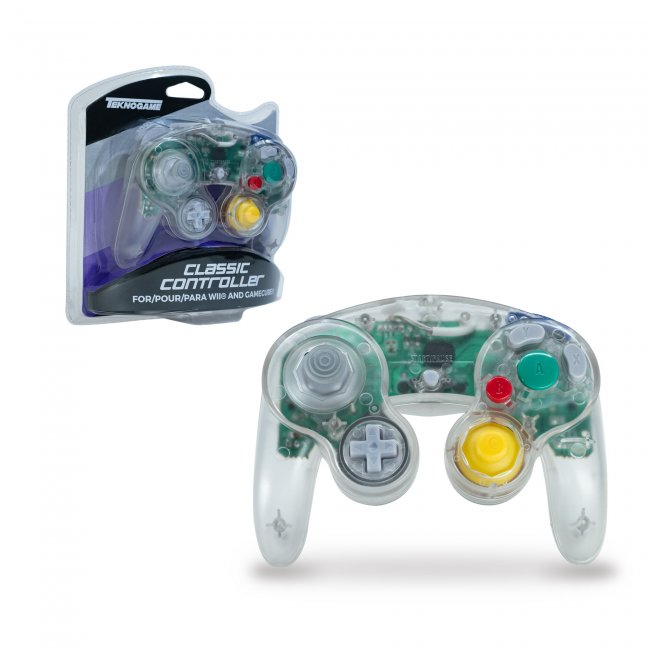 Control para GameCube y Wii Transparente.