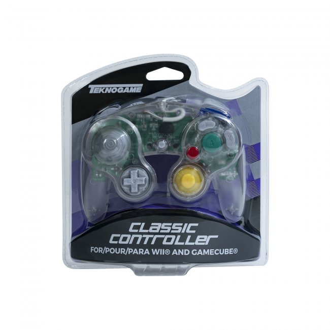 Control para GameCube y Wii Transparente.
