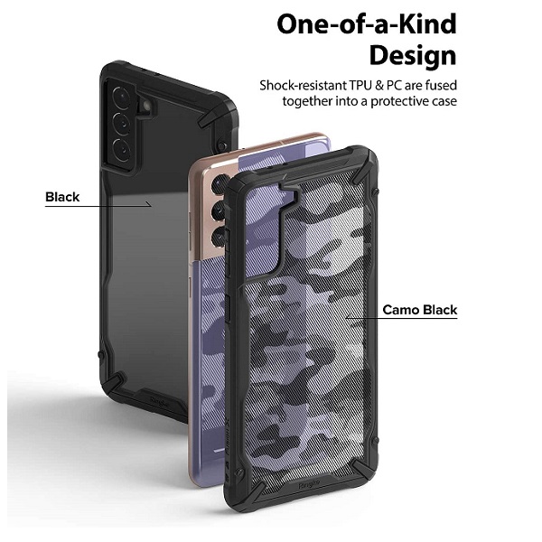 FUNDA CASE RINGKE para SAMSUNG GALAXY S21 Plus 5G (6.7") CAMUFLAJE