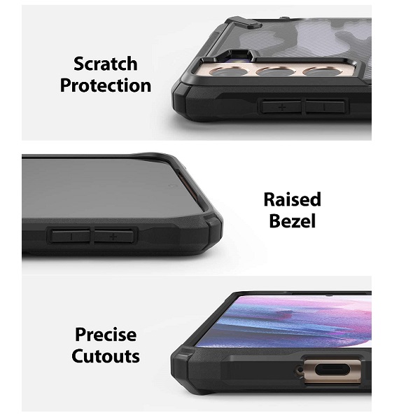 FUNDA CASE RINGKE para SAMSUNG GALAXY S21 Plus 5G (6.7") CAMUFLAJE