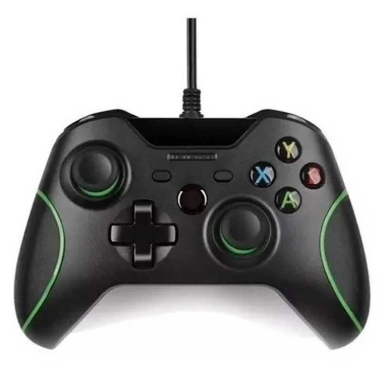 Control Xbox One Pc Genérico Alámbrico Con Vibración