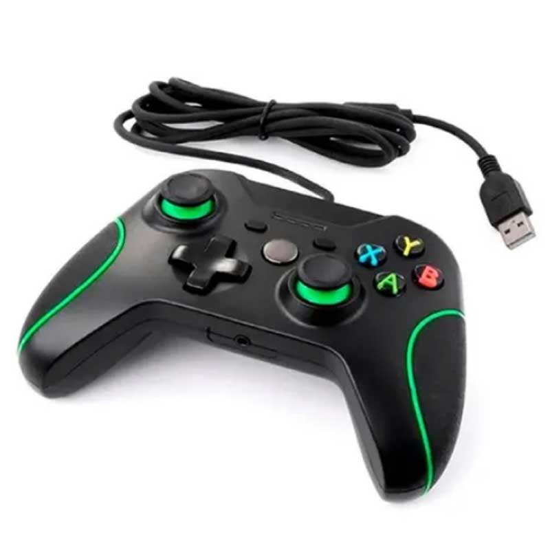 Control Xbox One Pc Genérico Alámbrico Con Vibración