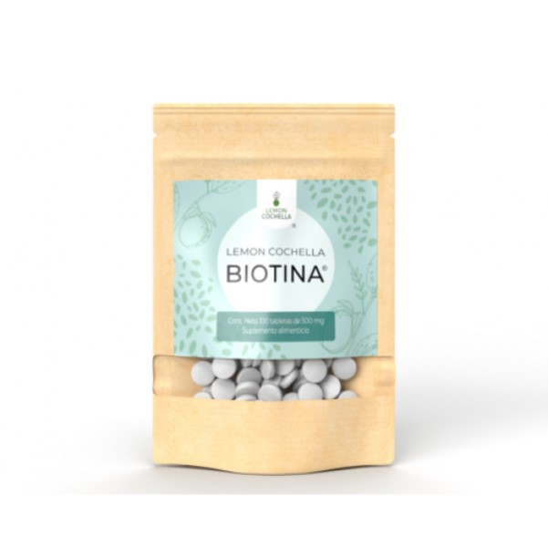 BIOTINA 100 TABLETAS LEMON COCHELLA