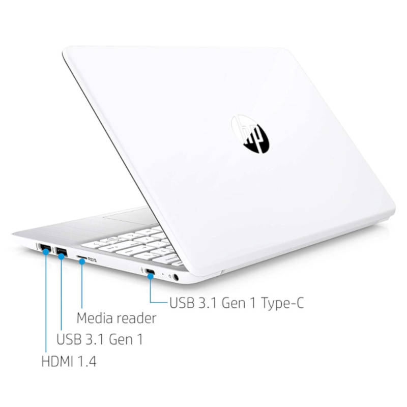 Laptop Hp Stream 11.6 Pulgadas 32GB 4GB Ram Celeron N4000 11-ak0010nr Diamond White