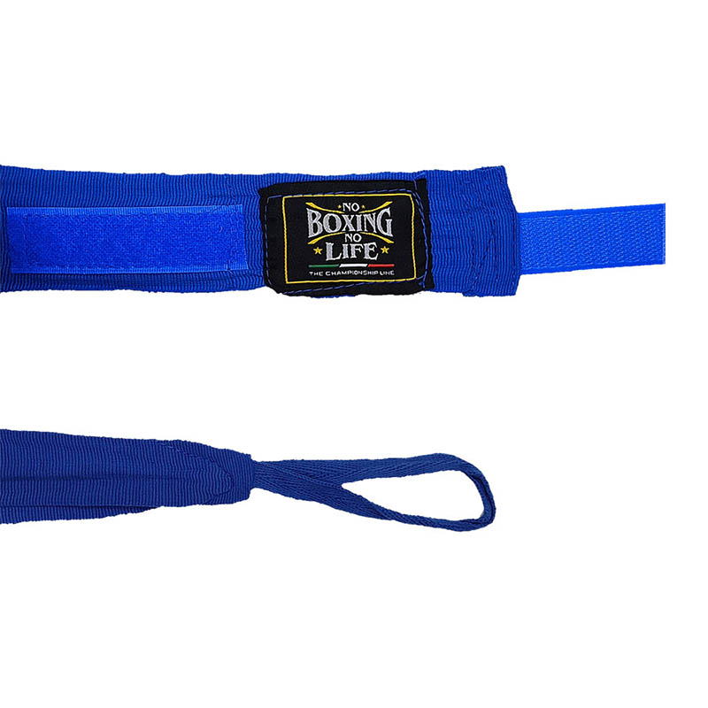 2 Vendas Elásticas De Box - No Boxing No Life ( Azul )