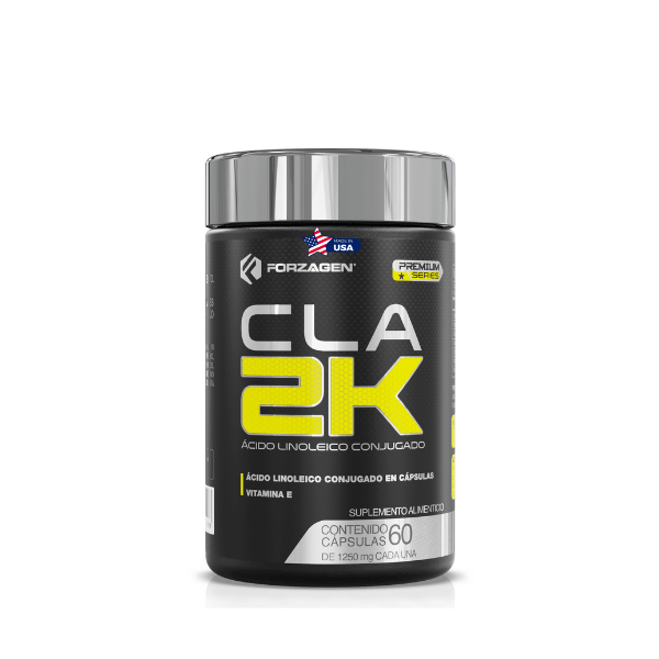 Ácido Linoleico Conjugado CLA 2K Forzagen 60 Cápsulas Blandas Con Vitamina E