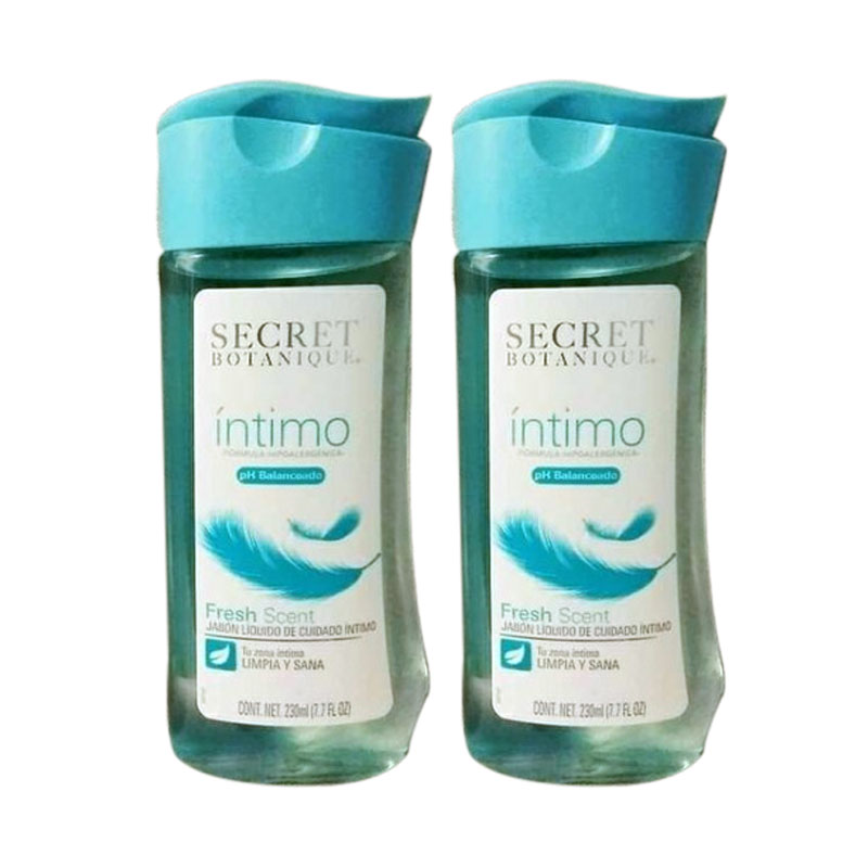 Jabón líquido de cuidado intimo femenino 2 pack  Secret Botanique 230 ml c/u 