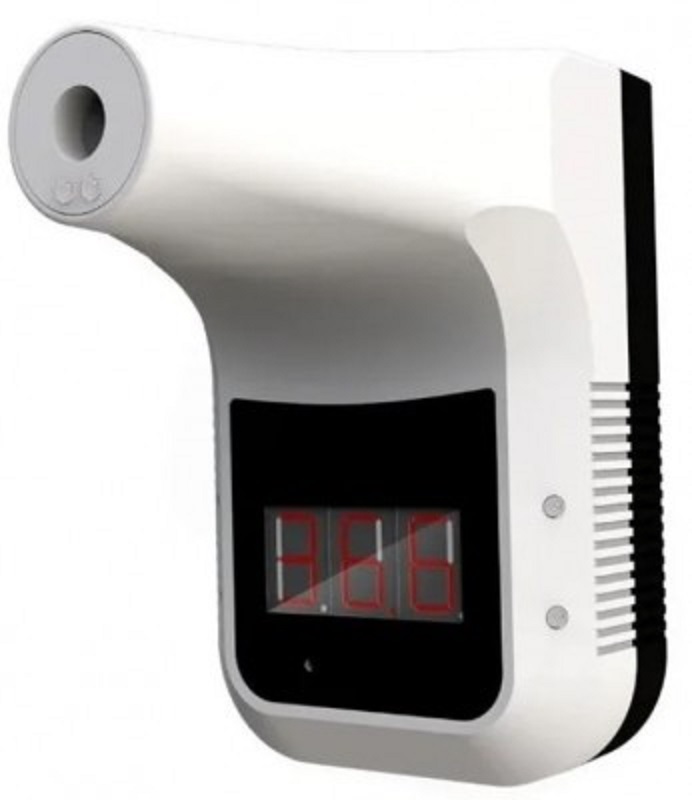 Termómetro Infrarrojo De Pared, Digital Con Alarma de Pantalla LCD-Sin Contacto