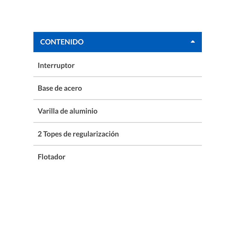 Flotador Eléctrico Electro nivel Interruptor para Tinacos FL-969 FOSET