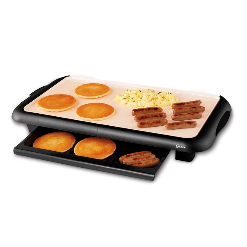 Plancha para Asar Eléctrica Oster CKSTGRFM18W Negra