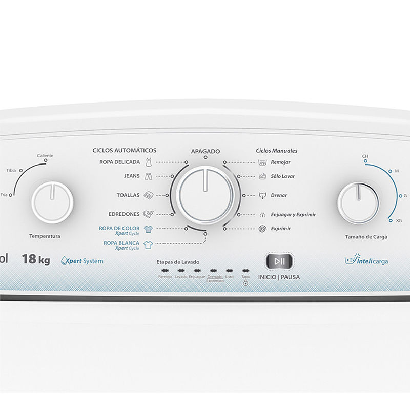 Lavadora Automatica de 18KG WHIRLPOOL 8MWTW1809EQ